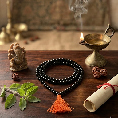Karungali Mala 6MM (30cm)