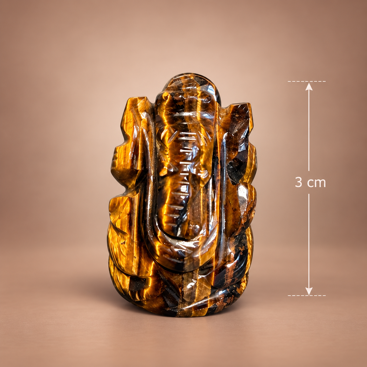 Tiger’s Eye Ganesha — Stone of Courage