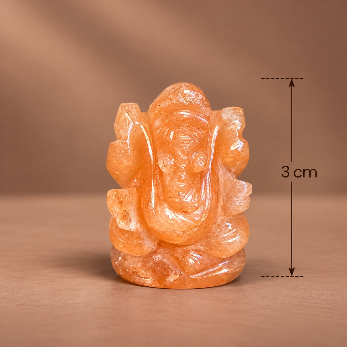 Carnelian Ganesha — Stone of Courage