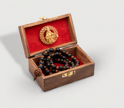 12MM Karungali & 8MM Rudraksha Mala