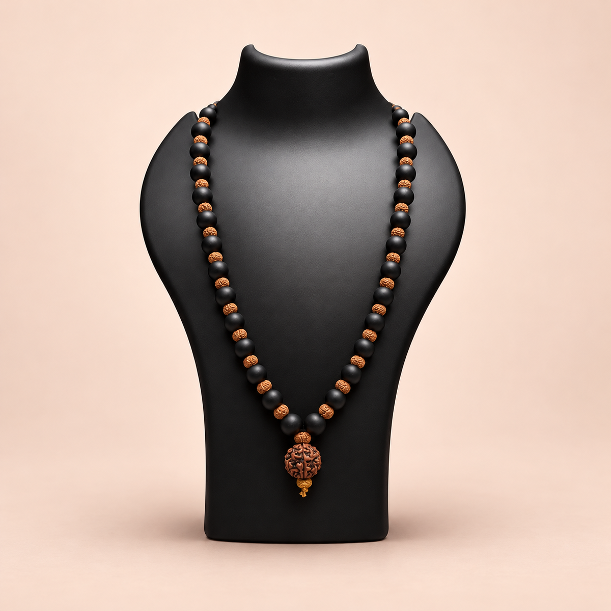 12MM Karungali & 8MM Rudraksha Mala