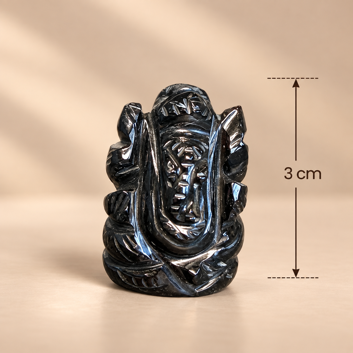 Black Tourmaline Ganesha — Stone of Protection 🖤🐘