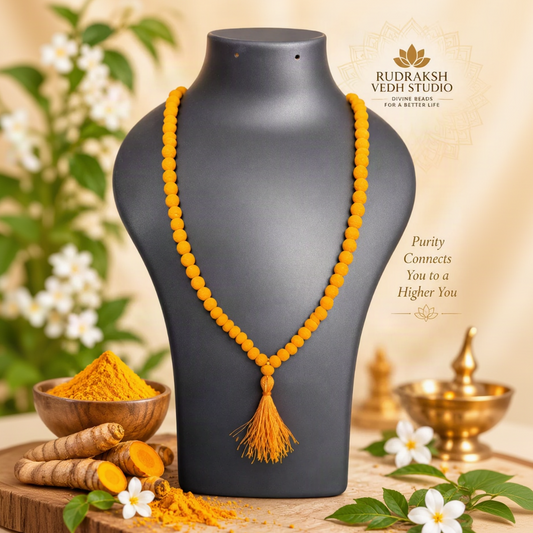 8 MM Turmeric ( മഞ്ഞൾ ) mala
