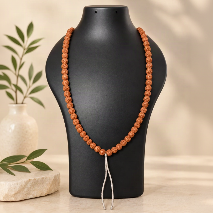 9MM Indonesian Rudraksha Mala ( Imported)